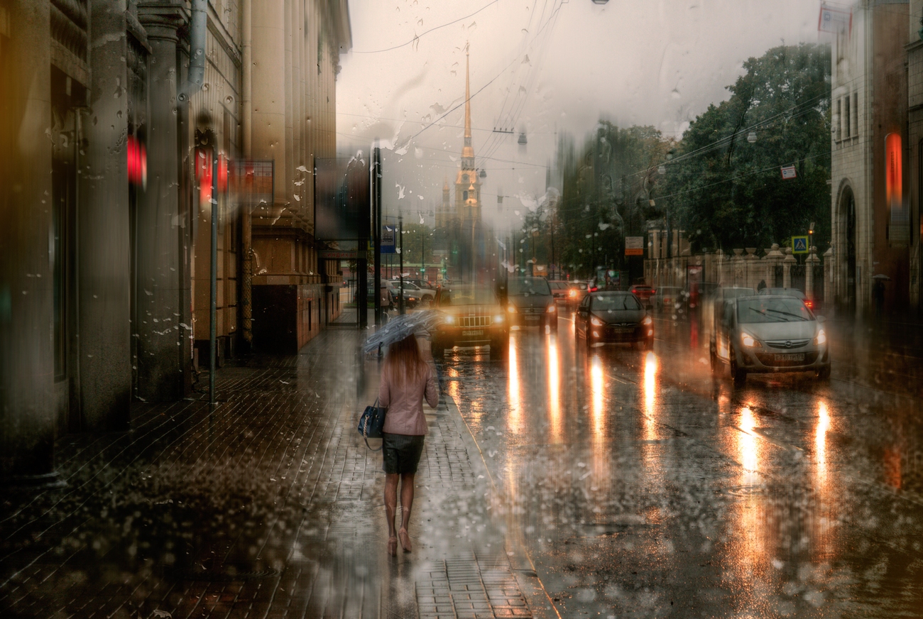 下雨天應景的心情說說