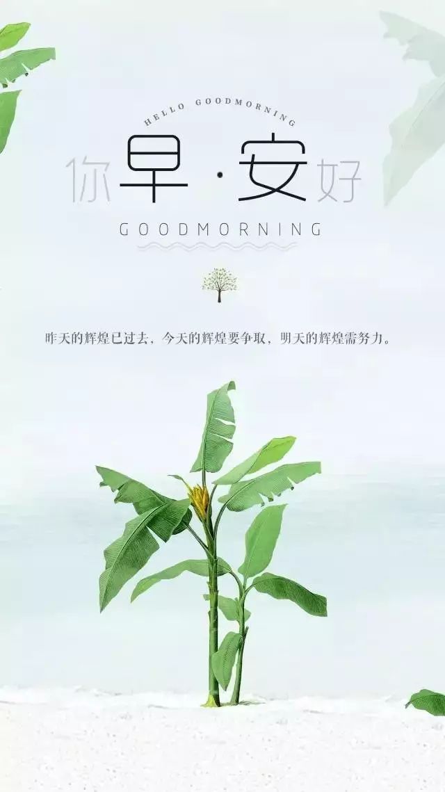 早安語(yǔ)錄正能量的句子